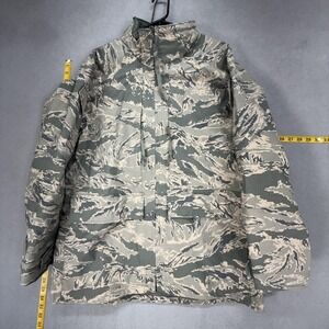 Valley Apparel Parka Mens Medium Green Camo APECS Gore-Tex Waterproof Hooded